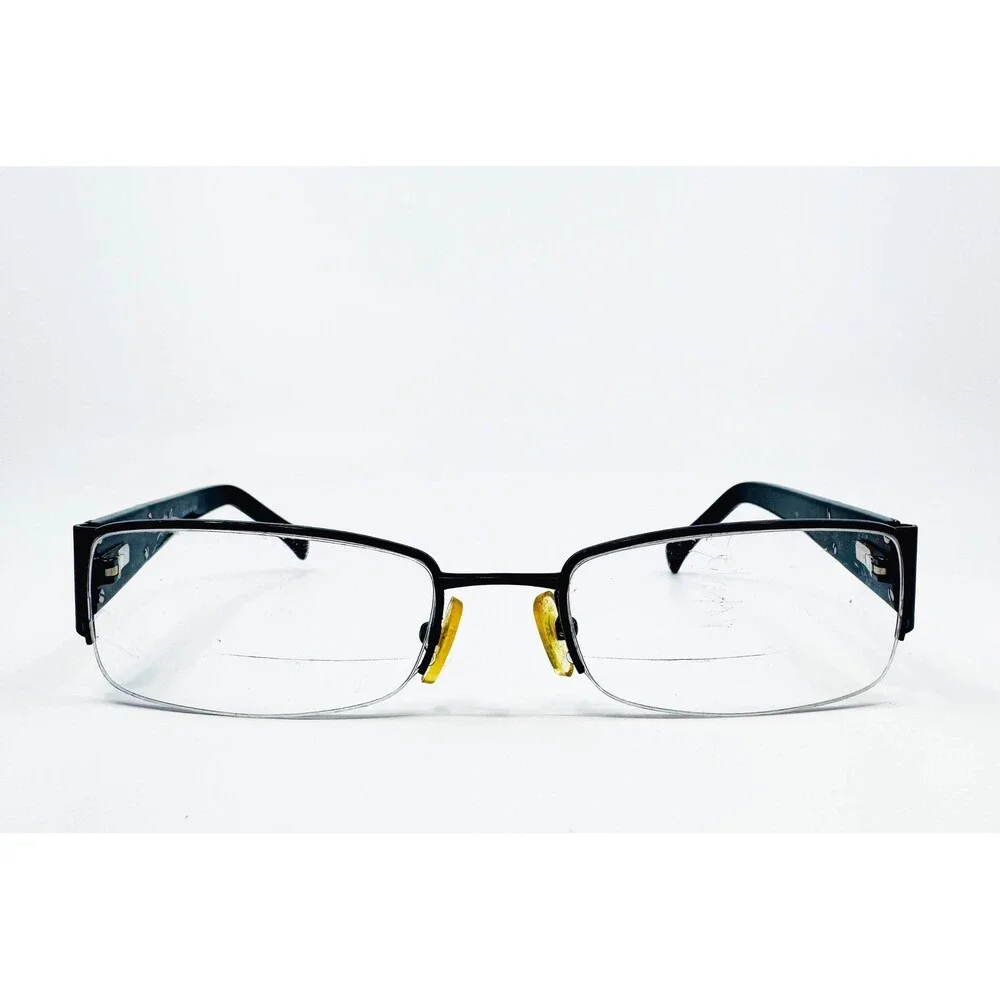 Oleg Cassini Eyeglasses Womens Black OC0345 001 HM 52-19-135